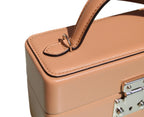 Nude Mirror Handbag close-up of brass and palladium clasp