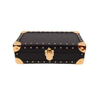 Gold Trunk mini x Trax NYC, closed exterior view - Oberndörfer Milano
