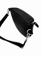 Leather belt bag adjustable strap detail