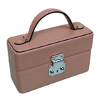 Nude Mirror Handbag side view showing structured silhouette