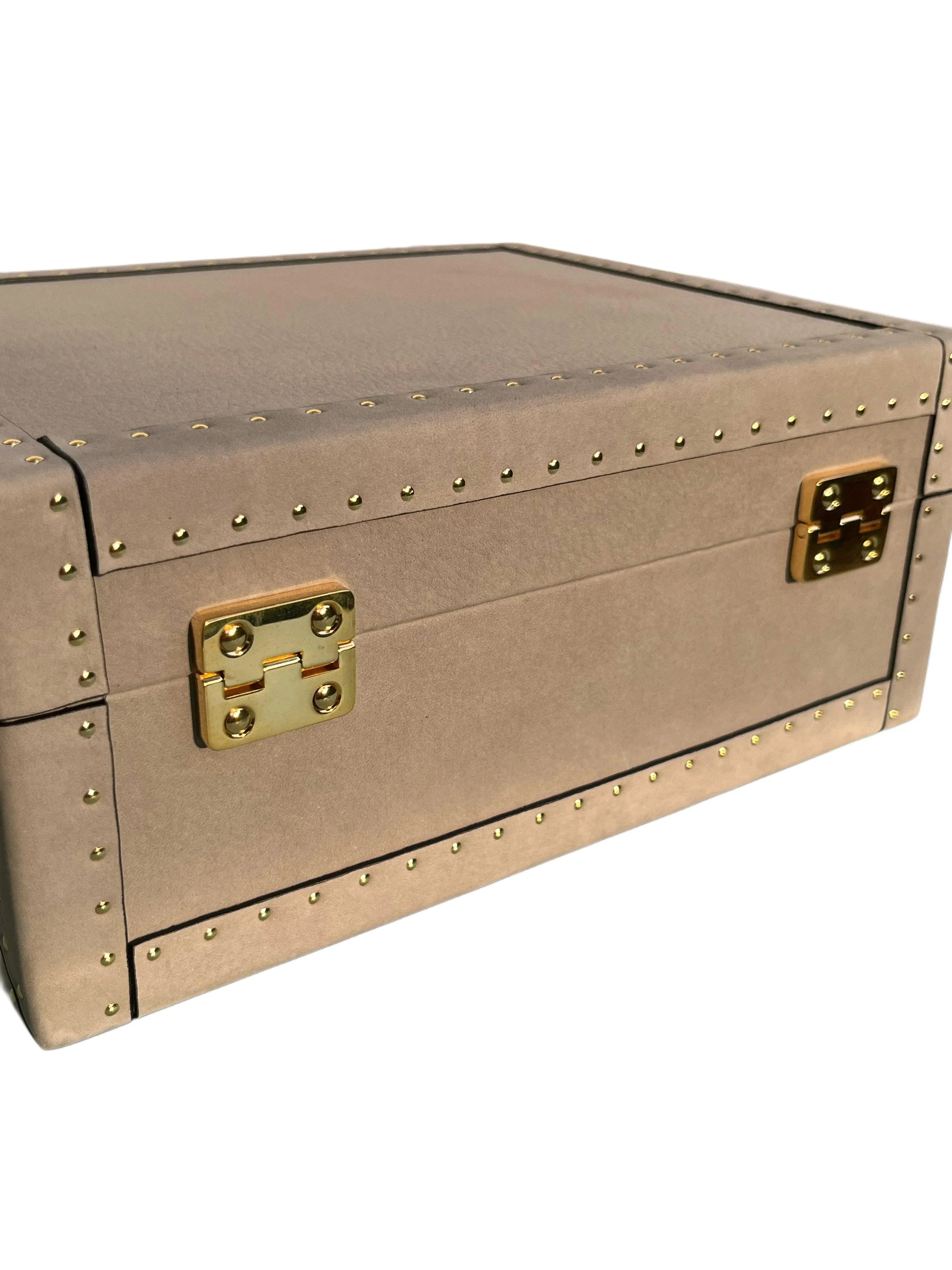 Nabuk Leather Jewelry Box