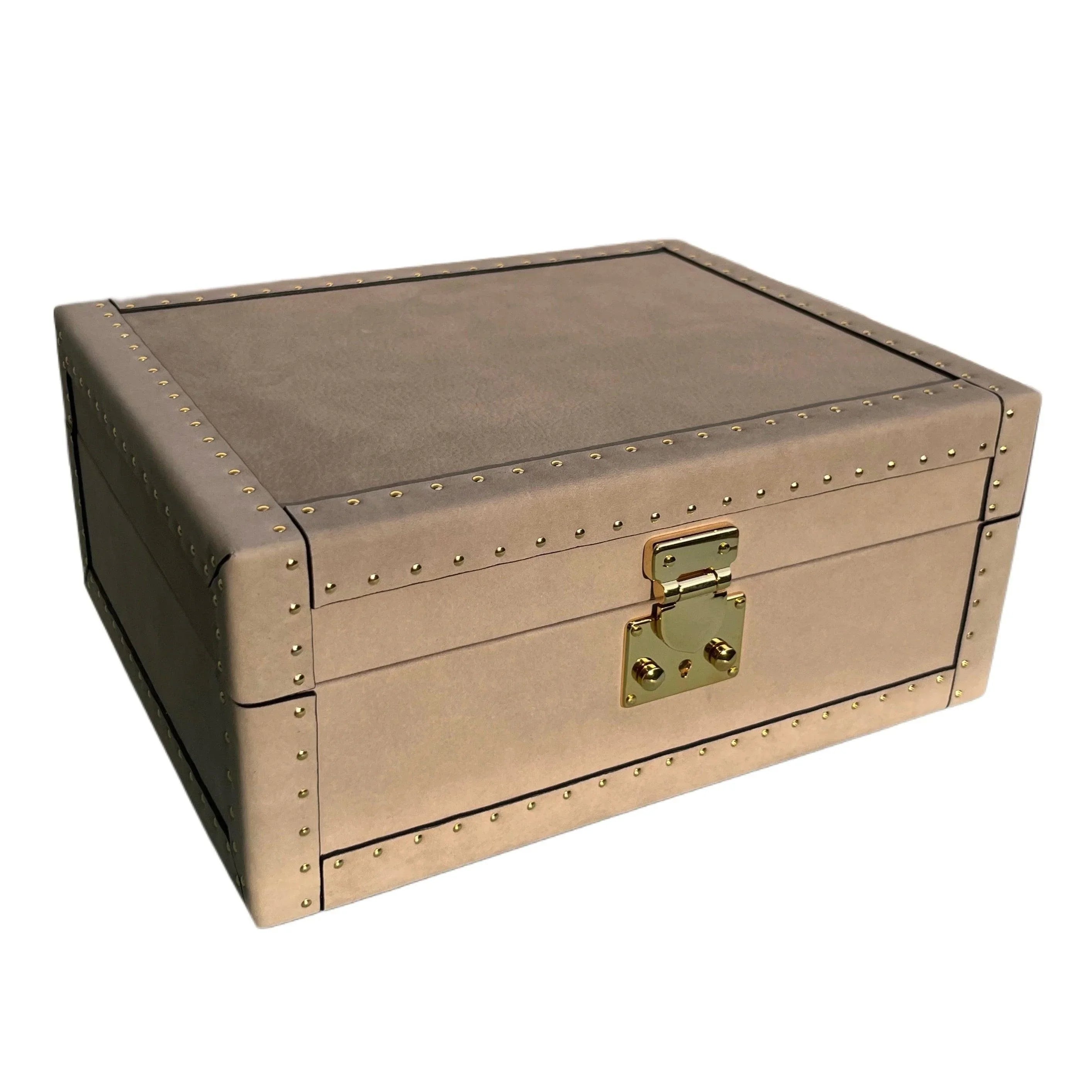 Nabuk Leather Jewelry Box