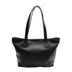 Leather tote bag with cotton lining, handmade in Italy - Oberndörfer Milano
