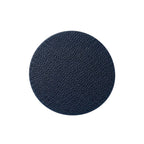Single round blue pebbled calf leather coaster - Italian full-grain leather coaster, Oberndörfer Milano made in Italy