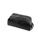 Leather Beauty Bag angled view on display
