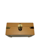 Watch & Jewelry Box in brown leather, additional detail view