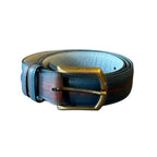 Hand-painted full-grain leather belt, handmade in Italy - Oberndörfer Milano