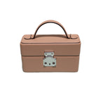 The Mirror Handbag in nude sheep leather with chain strap - Oberndörfer Milano