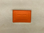 8-Place Watchbox in orange leather, additional angled view