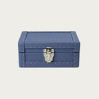 blue grained calf leather watch box for 3 watches - Oberndörfer
Milano, made in Italy