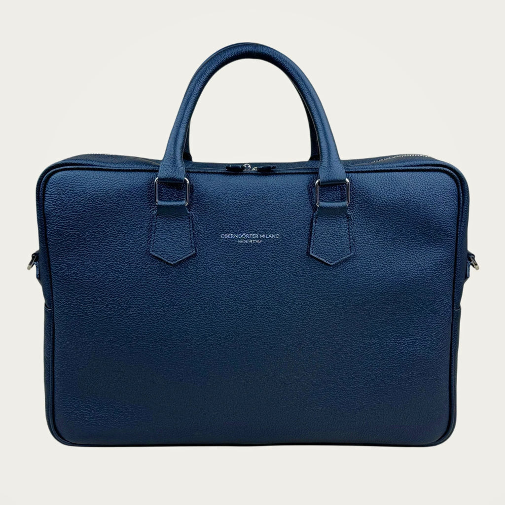 Oberndorfer briefcase blue ivory
