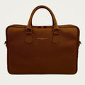 Oberndorfer briefcase brown ivory
