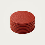 Oberndorfer coaster orange ivory
