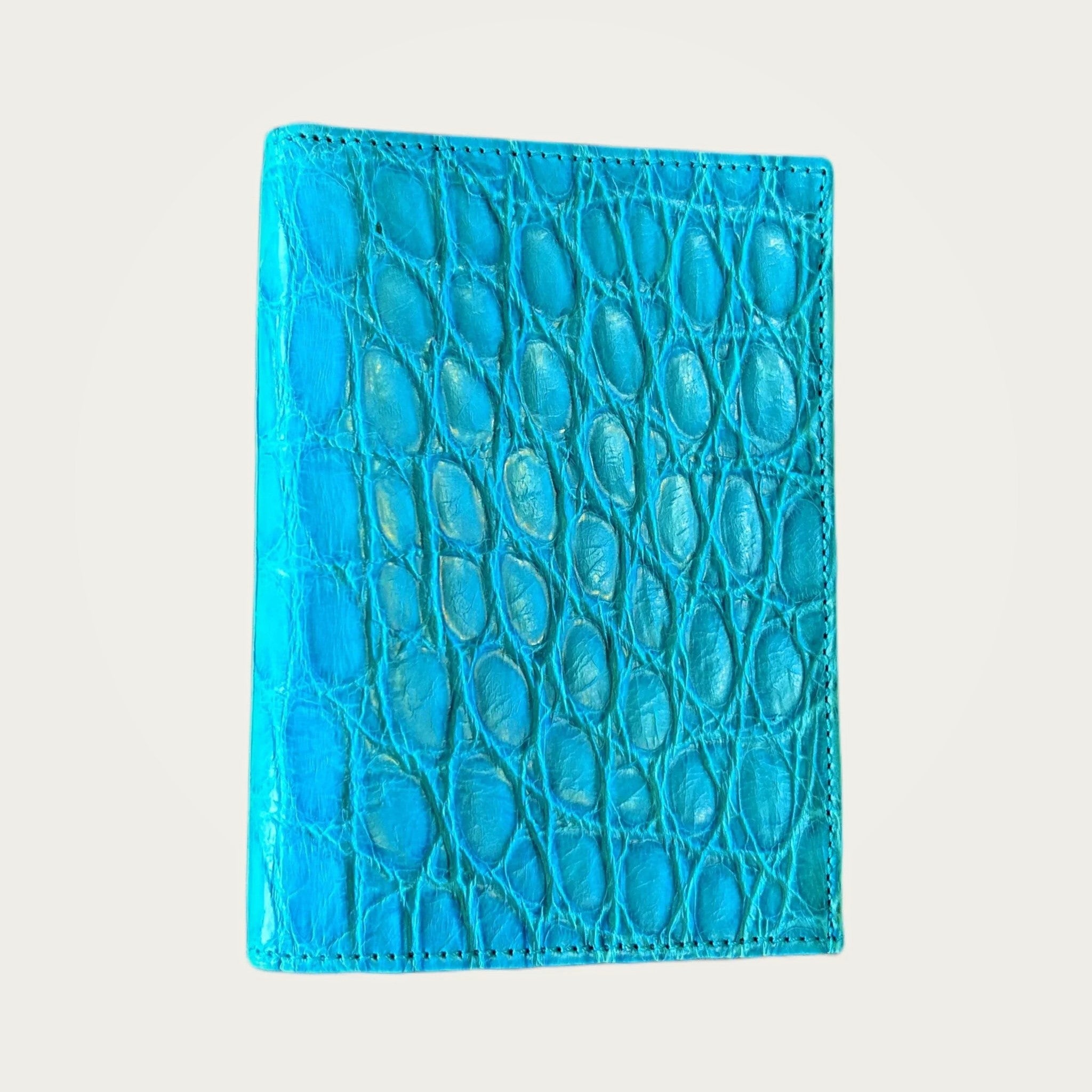 Oberndorfer croc turquoise ivory