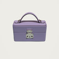 The Mirror Handbag - Lavender on an ivory studio ground
