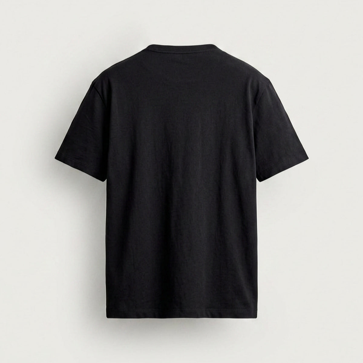 T-Shirt with Logo Magenta in black, back