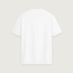 T-Shirt Emblem Ochre in white, back
