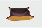 Yellow and Brown Leather Tray, video - Oberndörfer Milano