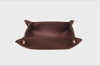 Brown Leather Tray, video - Oberndörfer Milano