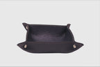 Dark Blue Leather Tray, video - Oberndörfer Milano